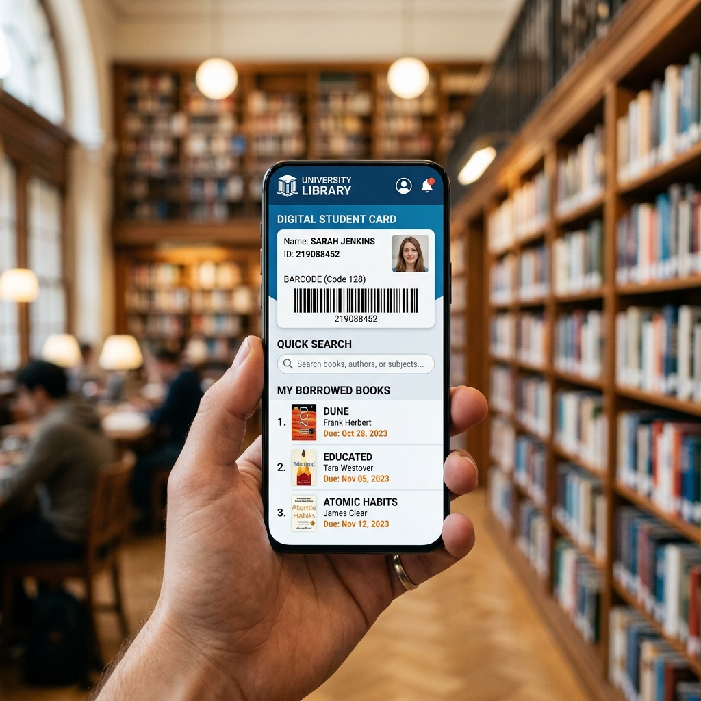 Mobile Patron Portal and Digital Library Card